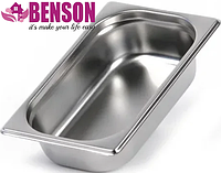 Емкость гастрономическая с крышкой Benson BN-1065 из нержавеющей стали (33*18*10 см) | гастроемкость Бенсон