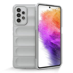 Силіконовий чохол Wavy для Samsung Galaxy A73 5G Silver, фото 1