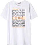 Чоловіча принтована футболка з написами, фото 3