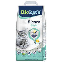 Наполнитель туалета для кошек бентонитовый Biokat's Bianco Fresh 5 кг