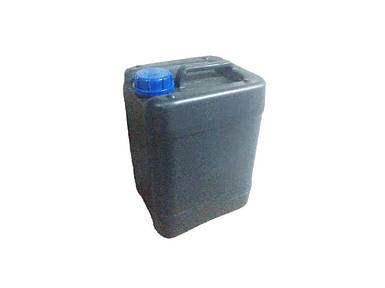 Каністра 10л поліетиленова чорна з кришкою ТМ Побутпром FG