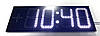 Годинник термометр світлодіодний вуличний яскравий 900х300мм, фото 2