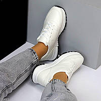 Білі Жіночі кросівки популярні, кросівки шкіряні, купити в Україні недорого, розмір 39, 41