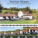 Охоронна бінокулярна поворотна Wi-Fi IP-камера Wonsdar IPC08-4K-WH з зумом 2,8-16 мм. IPC360 Home, фото 9