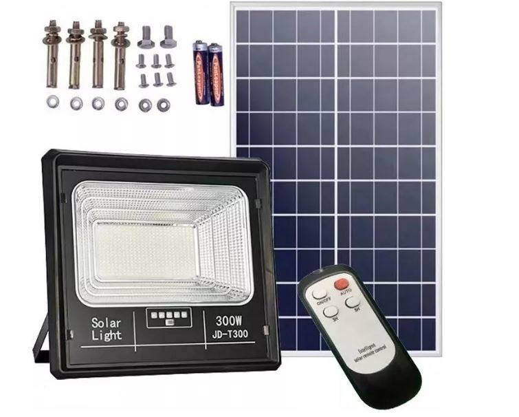 Світильник прожектор ETD T300 на сонячній батареї Solar Light 300 Вт, фото 1