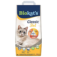 Наполнитель туалета для кошек бентонитовый Biokat's Classic 3in1 18 л