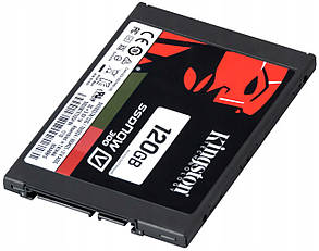 Універсальний SSD накопичувач Kingston (жорсткий диск) з роз'ємом SATA III на 120ГБ Б/В, фото 4