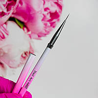 Кисть для рисования и френча mART Лайнер, 11 мм (розовый с колпачком)