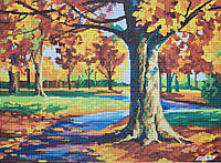 286 Осенний парк, набор для вышивки бисером картины