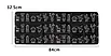 Захисний екран для плити від бризок жиру, захисна панель для плити чорний, фото 3