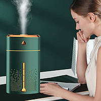 Увлажнитель воздуха Heavy Fog Humidifier Тёмно Зеленый с бронзовым, ультразвуковой увлажнитель воздуха (TS)