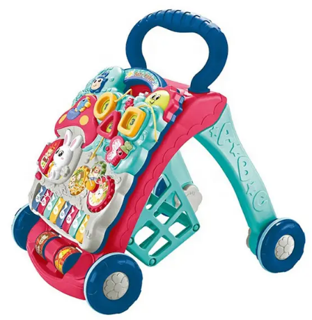 Каталка-ходунки "Перші кроки" муз.,столик,на бат-ці,в кор-ці,49,5х40х15,8см №25847E(6), фото 1