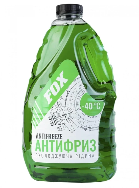 Антифриз Зелений ФОКС 4 л. ПЭТ