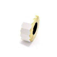 Цінники для пістолета 21,5 х 12 біла фігурна