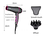 Фен для волосся VGR Hair Dryer V-402 2200W з концентратором та дифузором, фото 6