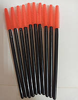 Щіточки для вій і брів силікон 10 шт.