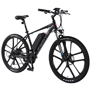Електровелосипед FORTE MATRIX 350 Вт 48В/13Ач рама 18" колеса 27.5" KENDA Чорно-червоний