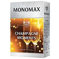 Чай черный с зеленым 20 пирамидок Мономах Champagne Moments (Брызги шампанского) 20 пирамидок