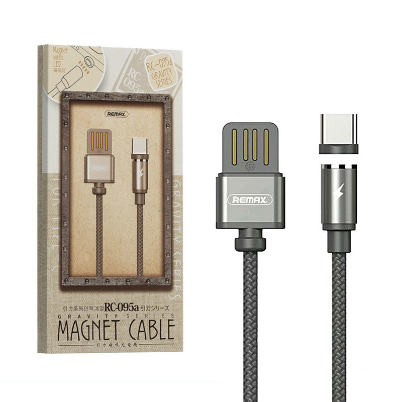 Магнітний USB кабель REMAX MAGNET CABLE GRAVITY SERIES RC-095a TYPE-C