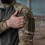 Форма Shark (Сорочка Ubacs + штани тактичні 5 кишень з вставками для наколінників) Grifon мультикам ріп-стоп (вафелька) літня 56, фото 4