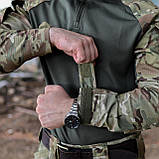 Форма Shark (Сорочка Ubacs + штани тактичні 5 кишень з вставками для наколінників) Grifon мультикам ріп-стоп (вафелька) літня 56, фото 7