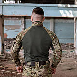 Форма Shark (Сорочка Ubacs + штани тактичні 5 кишень з вставками для наколінників) Grifon мультикам ріп-стоп (вафелька) літня 56, фото 8