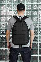 Мужской черный рюкзак без логотипа, спортивный, городской портфель для школы