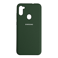 Чохол Silicone Case Premium для Samsung Galaxy A11 / M11 Dark Green 22