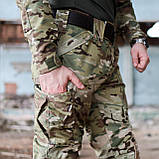 Форма Shark (Сорочка Ubacs + штани тактичні 5 кишень з вставками для наколінників) Grifon мультикам ріп-стоп (вафелька) літня 56, фото 3