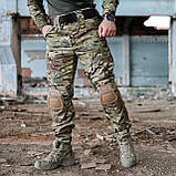 Форма Shark (Сорочка Ubacs + штани тактичні 5 кишень з вставками для наколінників) Grifon мультикам ріп-стоп (вафелька) літня 56, фото 9