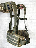 Пояс РПС з лямками піксель. Розвантаження ремінно-плечова система з МОЛІ., фото 3