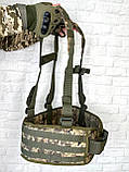 Пояс РПС з лямками піксель. Розвантаження ремінно-плечова система з МОЛІ., фото 6