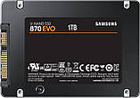 Накопичувач SSD 1 TB Samsung 870 EVO 2.5" SATAIII 3D TLC (MZ-77E1T0B), фото 2