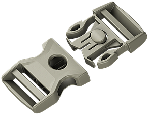 Фастекс 50 мм (із кнопкою, тип 4) з поліаміду AMM F50.04 койот піщаний (07.01.031.02.62)