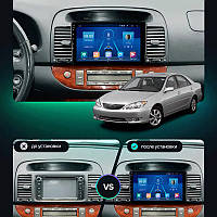 Lb Андроид магнитола штатная для Тойота Камри 5 (XV30) 2001-2004 экран 9" 4/64Gb CarPlay 4G Wi-Fi GPS Prime