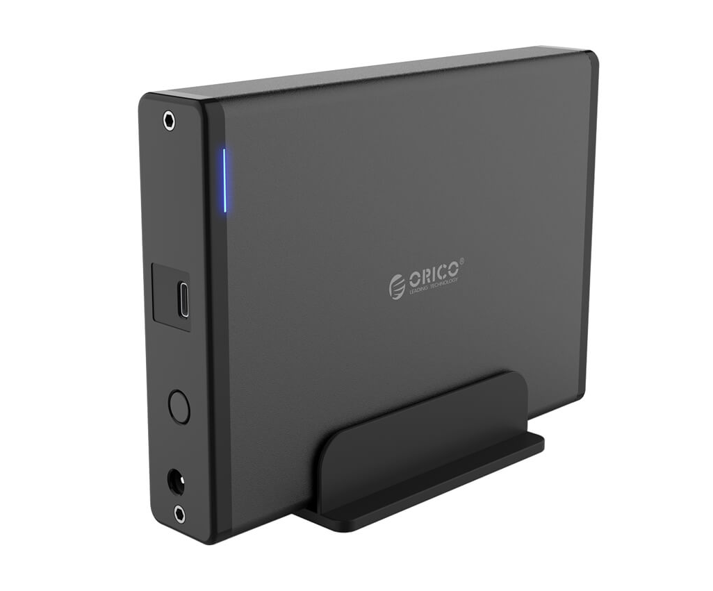 Зовнішня кишеня Orico 7688C3 для 3.5" HDD USB 3.1 оригінал з підствкою