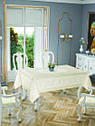 Скатертина прямокутна 150*220 Tropik Home Paisley колір кремовий