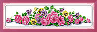 Квітка краси Набір для вишивання хрестом із друкованою схемою на тканині Joy Sunday H115