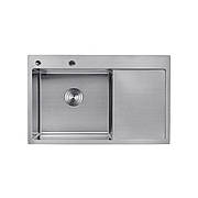 Кухонна мийка Kroner KRP Gebürstet — 7849LHM (3.0/1.0 мм)