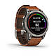 Смарт-годинник Garmin Fenix 7 Pro - Sapphire Solar Edition - титановий корпус з каштановим шкіряним ремінцем, фото 5