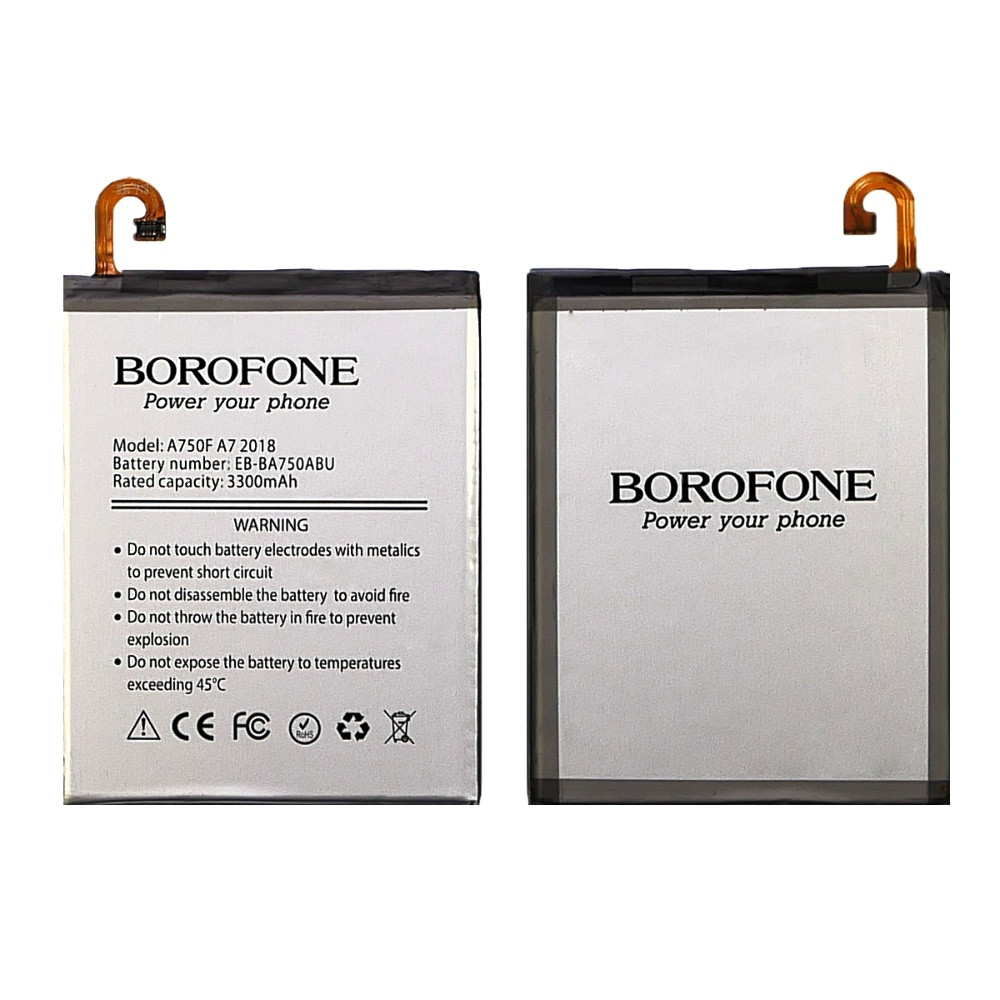 TU TU Аккумулятор Borofone EB-BA750ABU для Samsung A750 A7 (2018)/ A105 A10 (2019)/ M105 M10