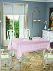 Скатертина прямокутна 150*220 Tropik Home Paisley колір рожевий
