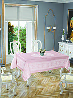 Скатерть прямоугольная 150*220 Tropik Home Priencly цвет розовый