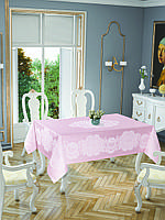 Скатерть прямоугольная 150*220 Tropik Home Royal цвет розовый