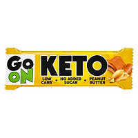 Блок батончиків Go!On Nutrition Keto Bar Peanut Butter 50 г 24шт