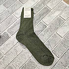 Шкарпетки чоловічі високі весна/осінь р.31 хаки рубчик х/б ЖИТОМИР НІК 30024782, фото 3