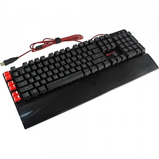 Ігрова повнорозмірна клавіатура Redragon Yaksa K505 USB UKR (7 кольорів підсвічування) + 26 кнопок Чорний, фото 2