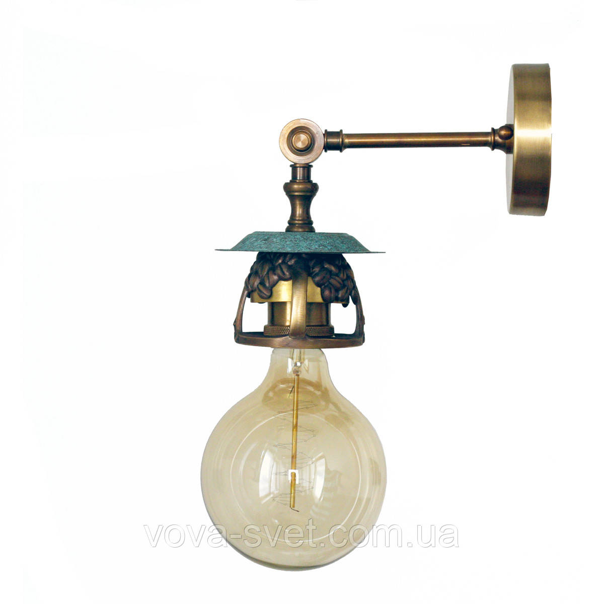 Настенно-потолочный светильник купол Loft Steampunk [ on Wall Ceiling COFFEE ] - фото 2 - id-p324930959