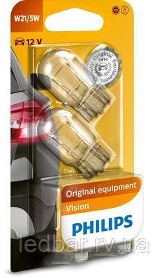 PHILIPS W21/5W, лампа з клиновою цоколем, 12V