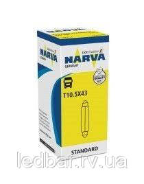 Автолама Narva Standart C10W 12V 10W SV8,5 10.5X43
